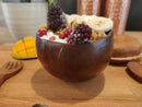 Set of 2 Handmade Coconut Bowls with Spoons, vegan, organic, sustainable, gifts