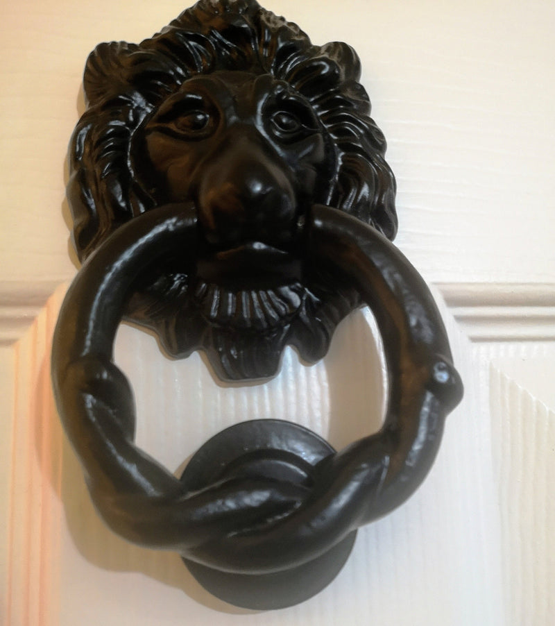 Victorian Handmade Lion Iron Door Knocker
