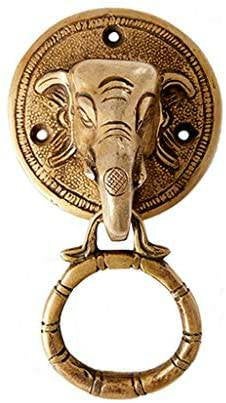 Brass Elephant Door Knocker
