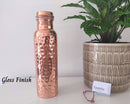 Hammered Pure Copper Water Bottle, Hammered style, Birthday/Anniversary gifts