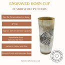 Handcrafted Viking Horn Cups: Unique Wedding Gifts, Unique Personalized Barware