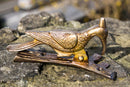 Handmade Brass Woodpecker Bird Door Knocker