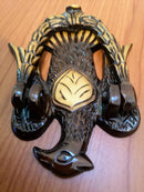 Aged Handmade Eagle Brass Door Knocker, Brass Eagle door knocker, antique finish