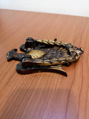 Aged Handmade Eagle Brass Door Knocker, Brass Eagle door knocker, antique finish