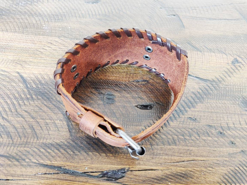 Leather Viking Compass Wristband Nordic Runes Odin Symbol Leather Bracelet