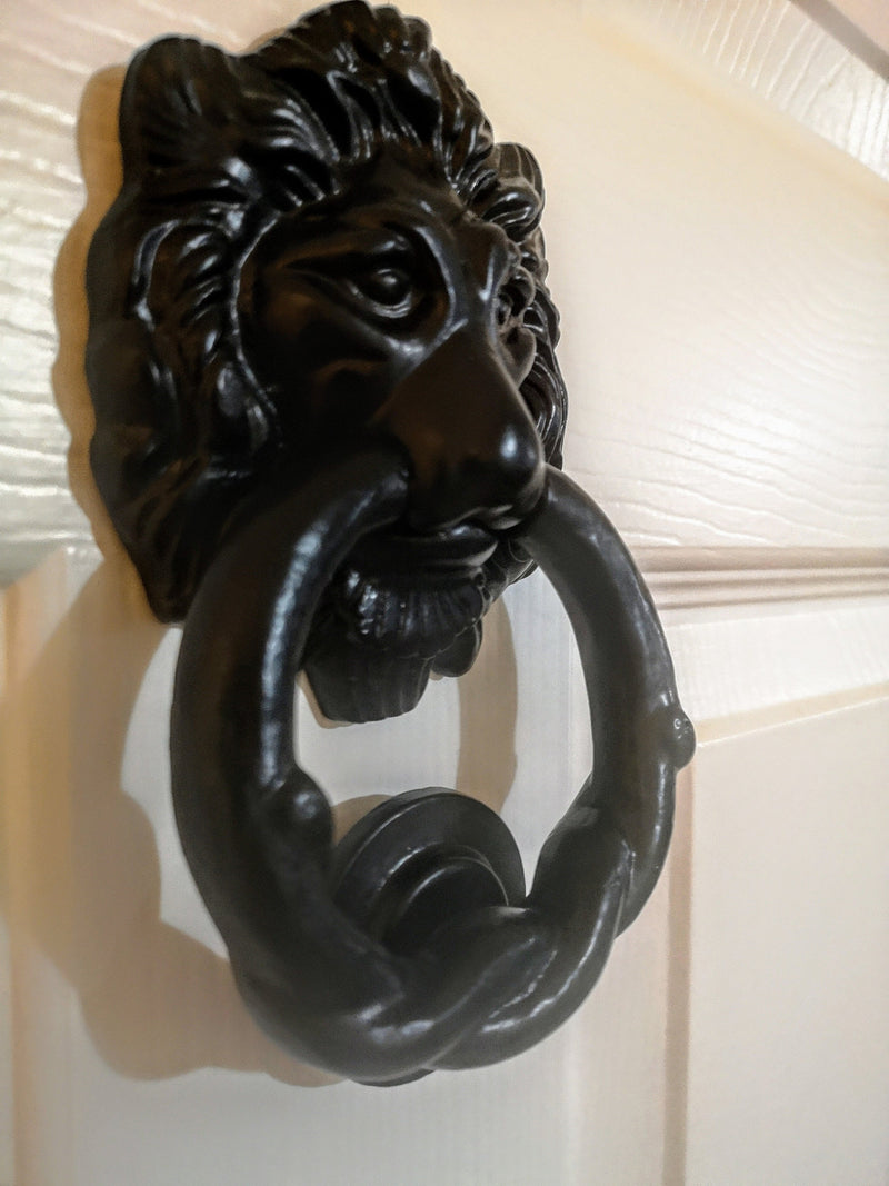 Victorian Handmade Lion Iron Door Knocker