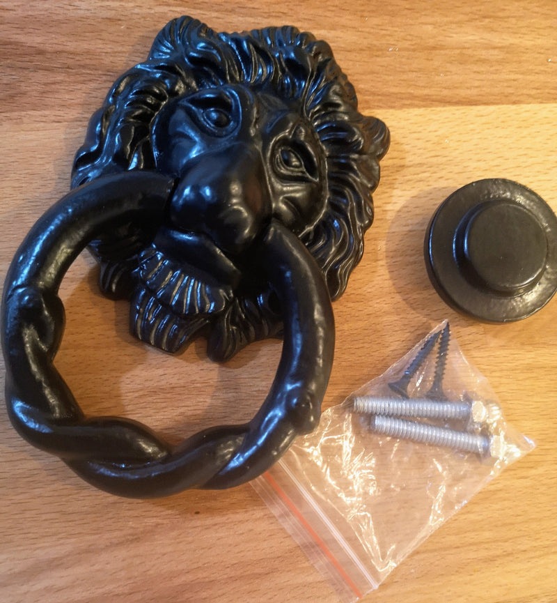 Victorian Handmade Lion Iron Door Knocker