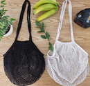Organic Cotton Mesh Net String Reusable Shopping Bag - Zero Waste, Grocery Bag