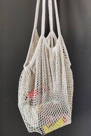 Organic Cotton Mesh Net String Reusable Shopping Bag - Zero Waste, Grocery Bag