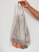 Organic Cotton Mesh Net String Reusable Shopping Bag - Zero Waste, Grocery Bag