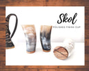 Viking Horn Cup, Smooth finish, Viking Drinking Vessels, beer wine ale cup
