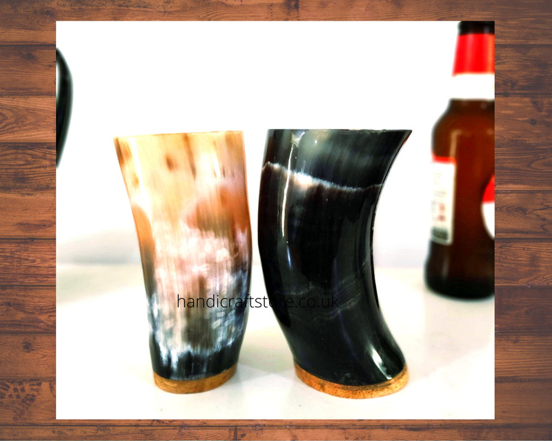 Viking Horn Cup, Smooth finish, Viking Drinking Vessels, beer wine ale cup