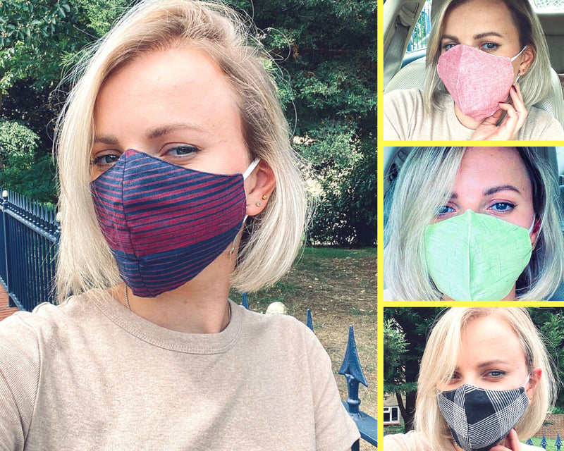 Handmade 100% Cotton Printed Face Mask