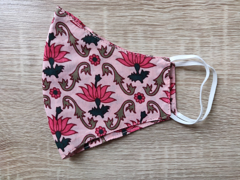 Handmade 100% Cotton Printed Face Mask