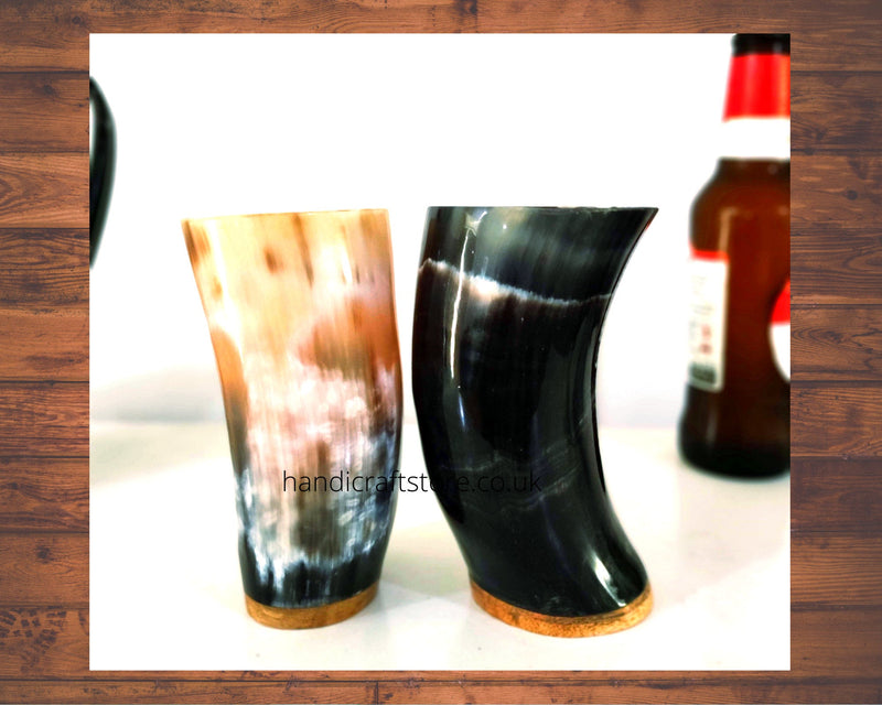 Personalised Smooth Finish Ox Horn Viking Drinking Cup