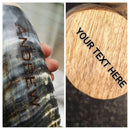 Personalised on horn Natural Finish Ox Horn Viking Drinking Cup