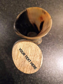 Real Handmade Ox Horn Viking Drinking Cups with natural finish