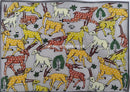 Indian Hand Made Pattachitra Painting on Tussar Cloth Unframed Famous Indian Traditional Art - Deer
