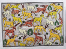 Indian Hand Made Pattachitra Painting on Tussar Cloth Unframed Famous Indian Traditional Art - Deer