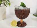 Set Of 2 Handmade coconut wine glass, wine cups, coconut shell wine cups