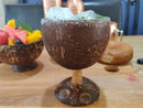 Set Of 2 Handmade coconut wine glass, wine cups, coconut shell wine cups
