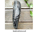Hand Carved Large Viking Drinking Horn(13"-15") with Iron Stand - Dragon Pattern