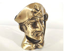Pirate Head Pen Stand - Unique Gifts, Brass Pirate Head Pen Stand