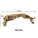 Aged Handmade Jaguar Brass Door Handle