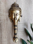 Elegant Aged Handmade Buddha Door Handle – Unique Artisan Design for Home Décor