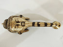 Elegant Aged Handmade Buddha Door Handle – Unique Artisan Design for Home Décor