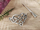Celtic Soulmate Knot Viking Hair Sticks & Unique Hair Clip Accessories