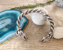 Viking Silver Colour Teen Wolf Bracelet Pattern-4