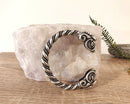 Viking Silver Colour Wolf Bracelet Pattern 2