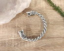 Viking Silver colour teen wolf Bracelet Pattern-1