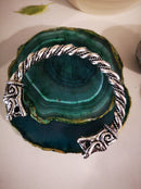 Viking Silver colour teen wolf Bracelet Pattern-1
