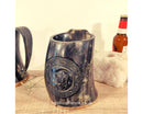 Hand Carved Viking Drinking Horn Mug/Tankard, Odin's Horn