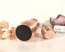 Matte Curve Copper Water Bottle - Matte finish, Curve Style, Modern copper flask