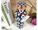 Meena Print Copper Water Bottle, Printed Copper Bottle - Meena Blue, Ayurveda Health Benefit