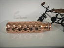 Diamond-Cut Glossy Copper Water Bottle ,Joint Free-Ayurveda Health Benefits