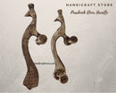 Peacock Door Handles - Set of 2 Peacock Door Handles| 8 inches | Brass Handles
