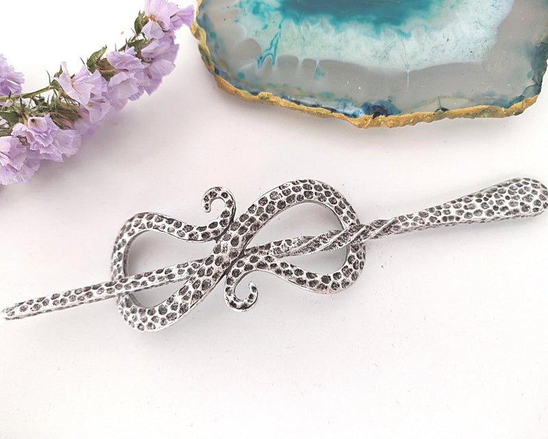 Viking Celtic Infinity Knot Hair Pin, Viking Hair accessory, Hair Sticks