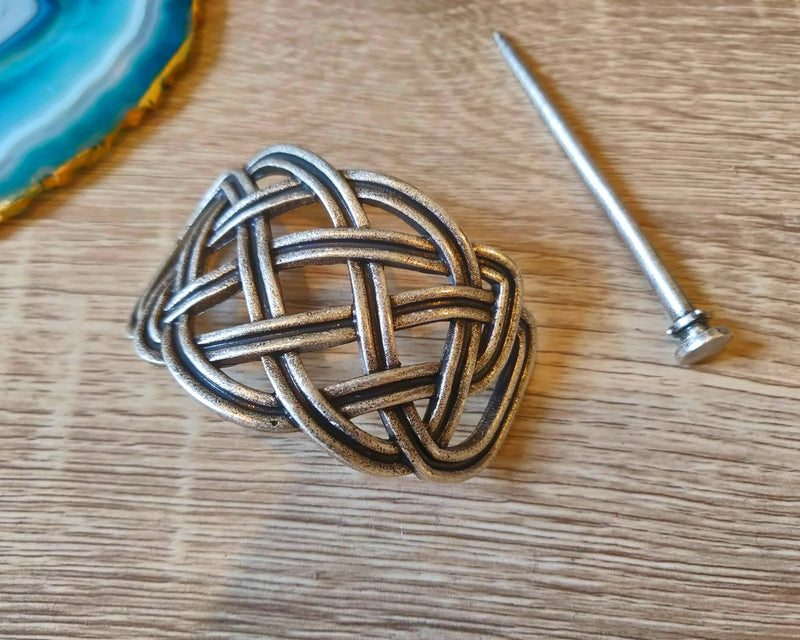 Celtic Sailor’s Knot Hair Pin, Viking Hair Clips, Women Hair Accessories