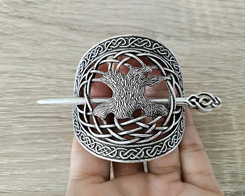 Viking Tree of life Celtic Style Hairpin, Viking Hair Clips, Hair Sticks