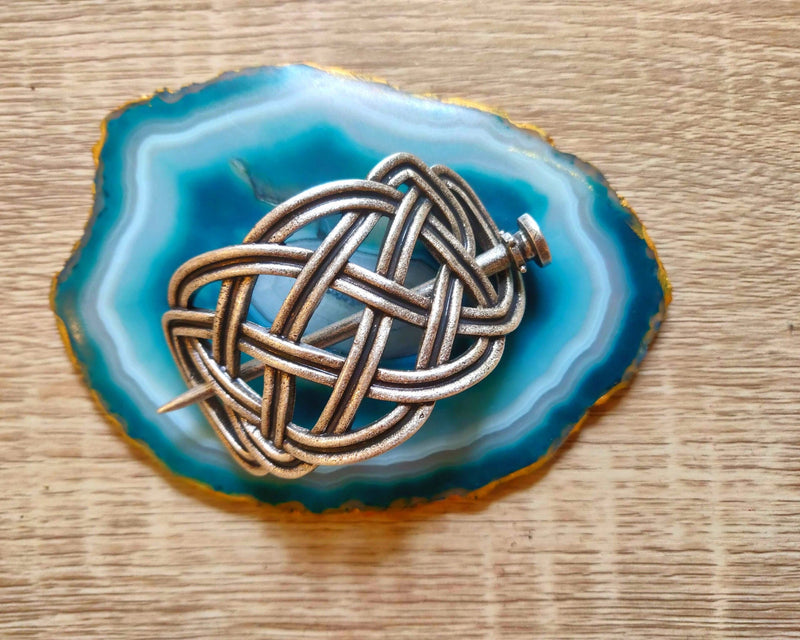 Handcrafted Celtic Sailor’s Knot Hair Pin – Viking Hair Clips & Unique Women's Hair Accessories