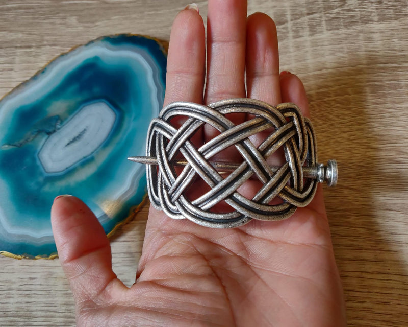 Handcrafted Celtic Sailor’s Knot Hair Pin – Viking Hair Clips & Unique Women's Hair Accessories