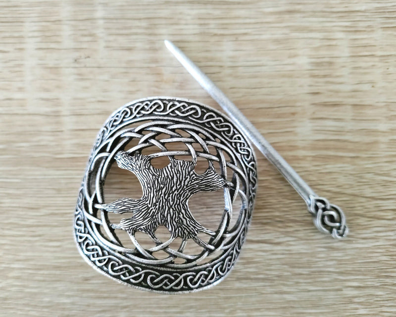 Viking Tree of life Celtic Style Hairpin, Viking Hair Clips, Hair Sticks