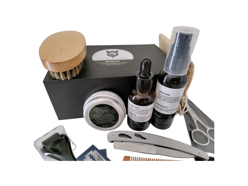 Viking By Heart Beard Kit (Refreshing Cologne and Aqua Scent)