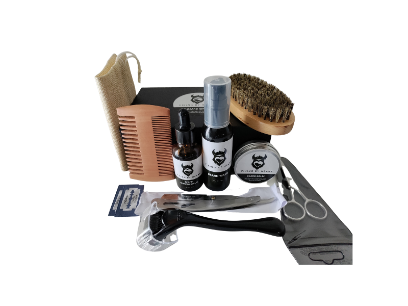 Viking By Heart Beard Kit (Refreshing Cologne and Aqua Scent)